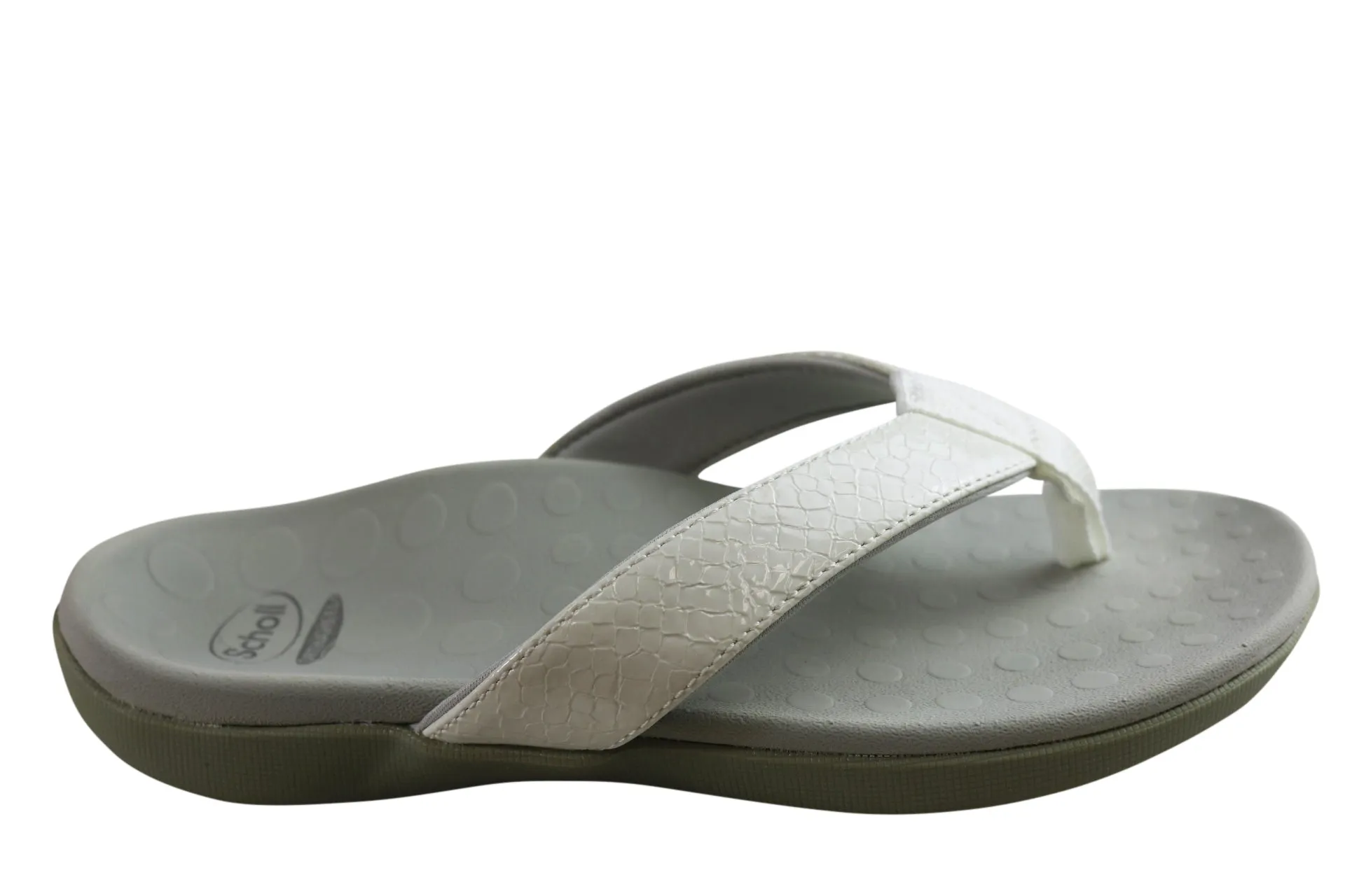 Padded Straps Fashionable Open-toe Sandals Scholl Orthaheel Sonoma II Womens Supportive Comfort Thongs