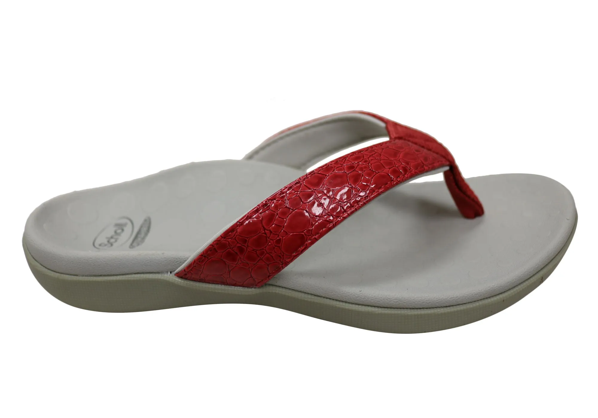 Nude Calm Scholl Orthaheel Sonoma II Womens Supportive Comfort Thongs