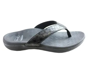 Flat Comfort Scholl Orthaheel Sonoma II Womens Supportive Comfort Thongs
