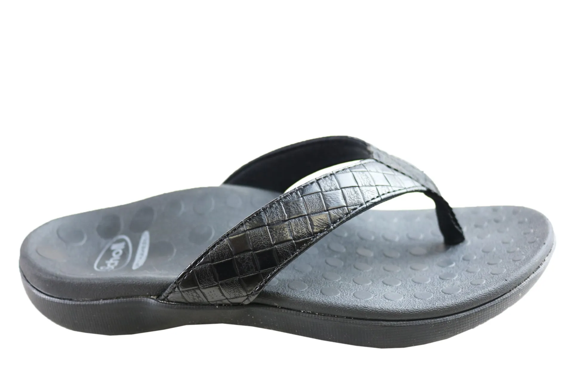Flat Comfort Scholl Orthaheel Sonoma II Womens Supportive Comfort Thongs