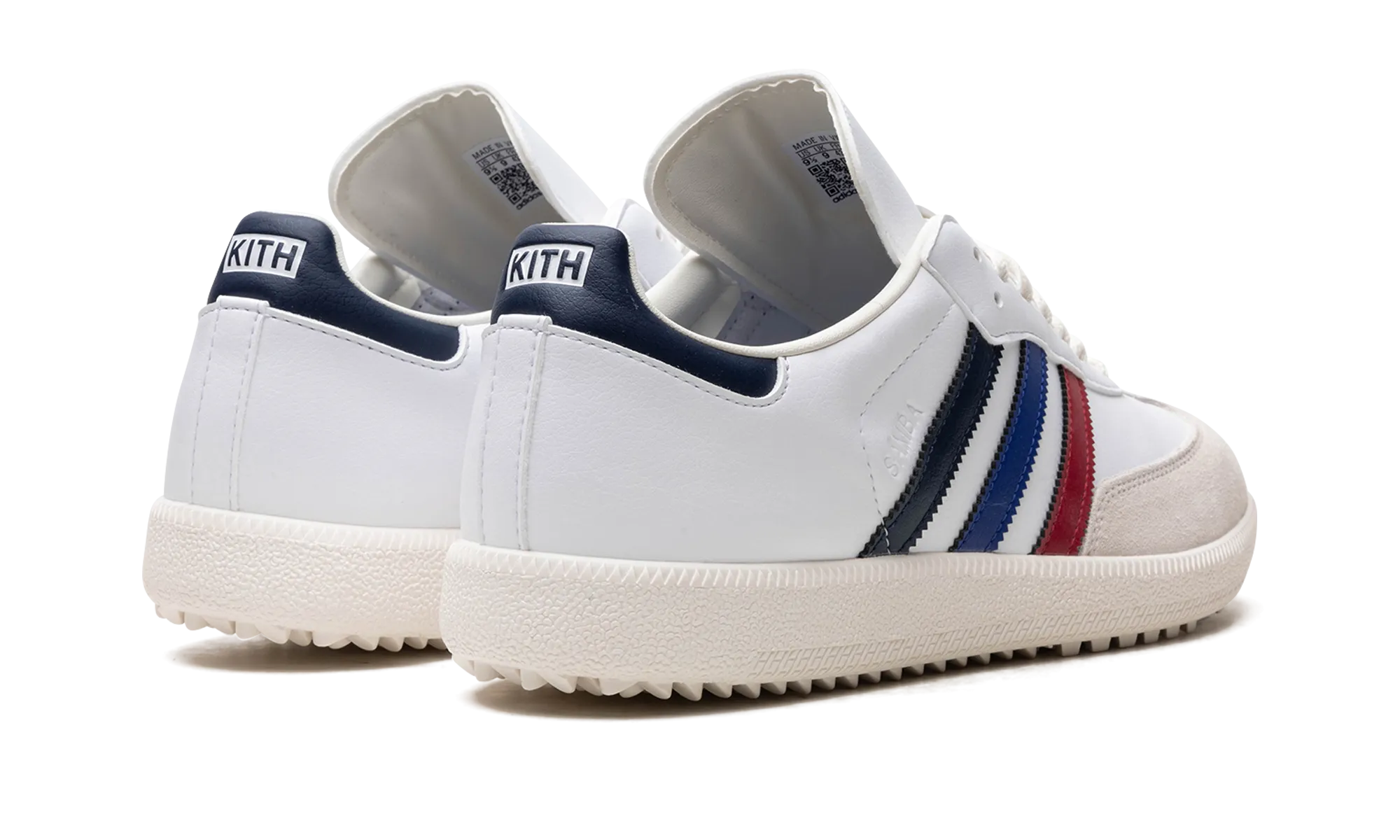 Samba Golf "Kith - Red Blue Navy" All Weather Urban Walkers Canvas Cool