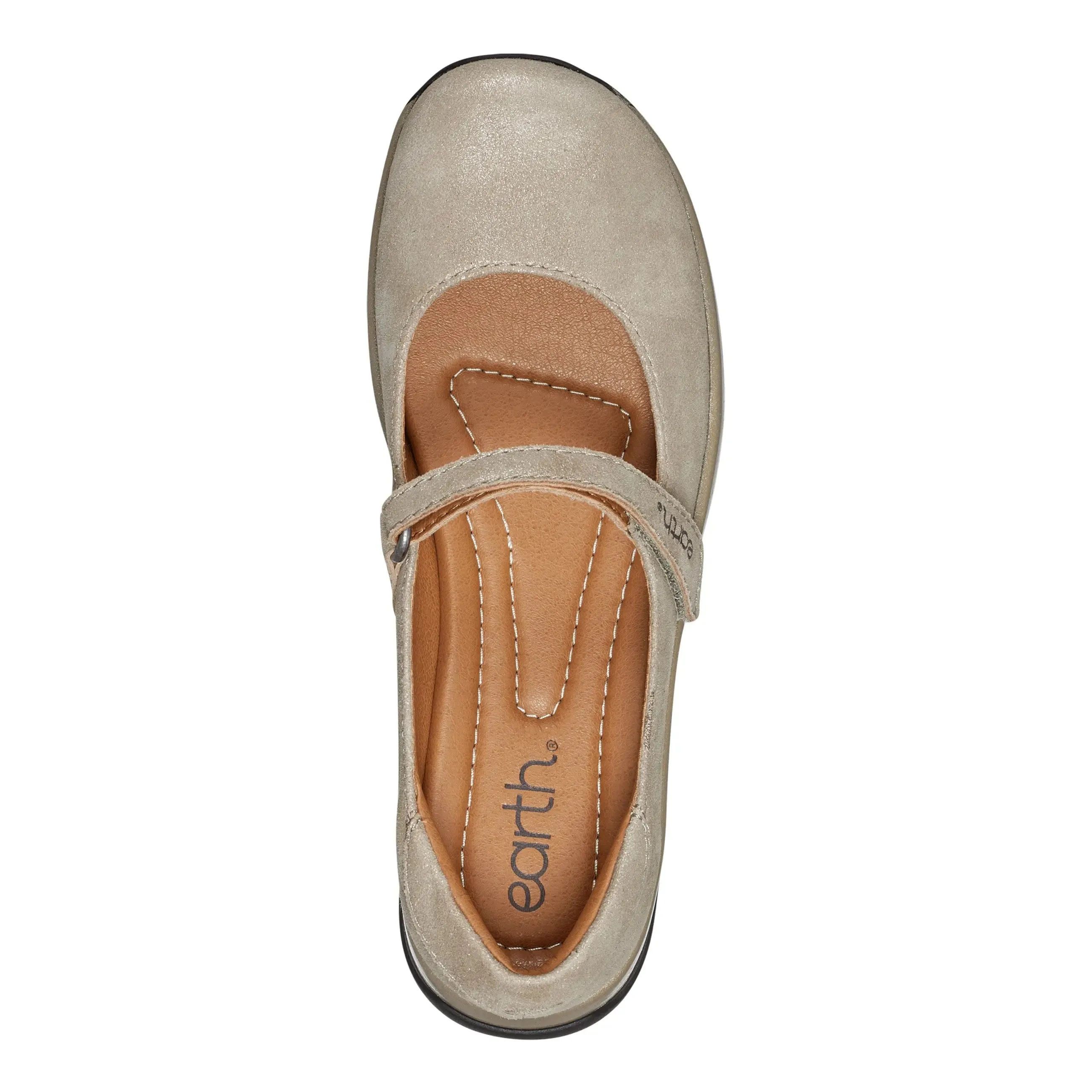 Tose Lug Sole Square Toe Casual Ballet Flats Sweat Resistant Gym Workout Shine Bright