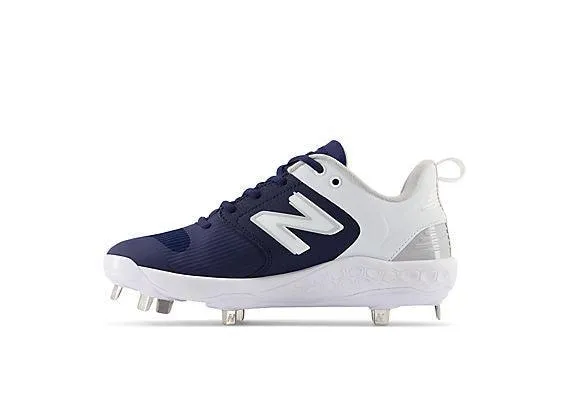 New Balance Women's VELO v3 Metal Fastpitch Softball Cleats - Navy with White - SMVELON3 Urban Walk