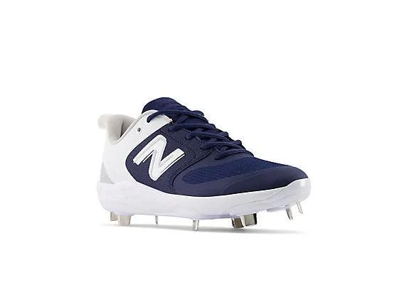 Dad Pick New Balance Women's VELO v3 Metal Fastpitch Softball Cleats - Navy with White - SMVELON3