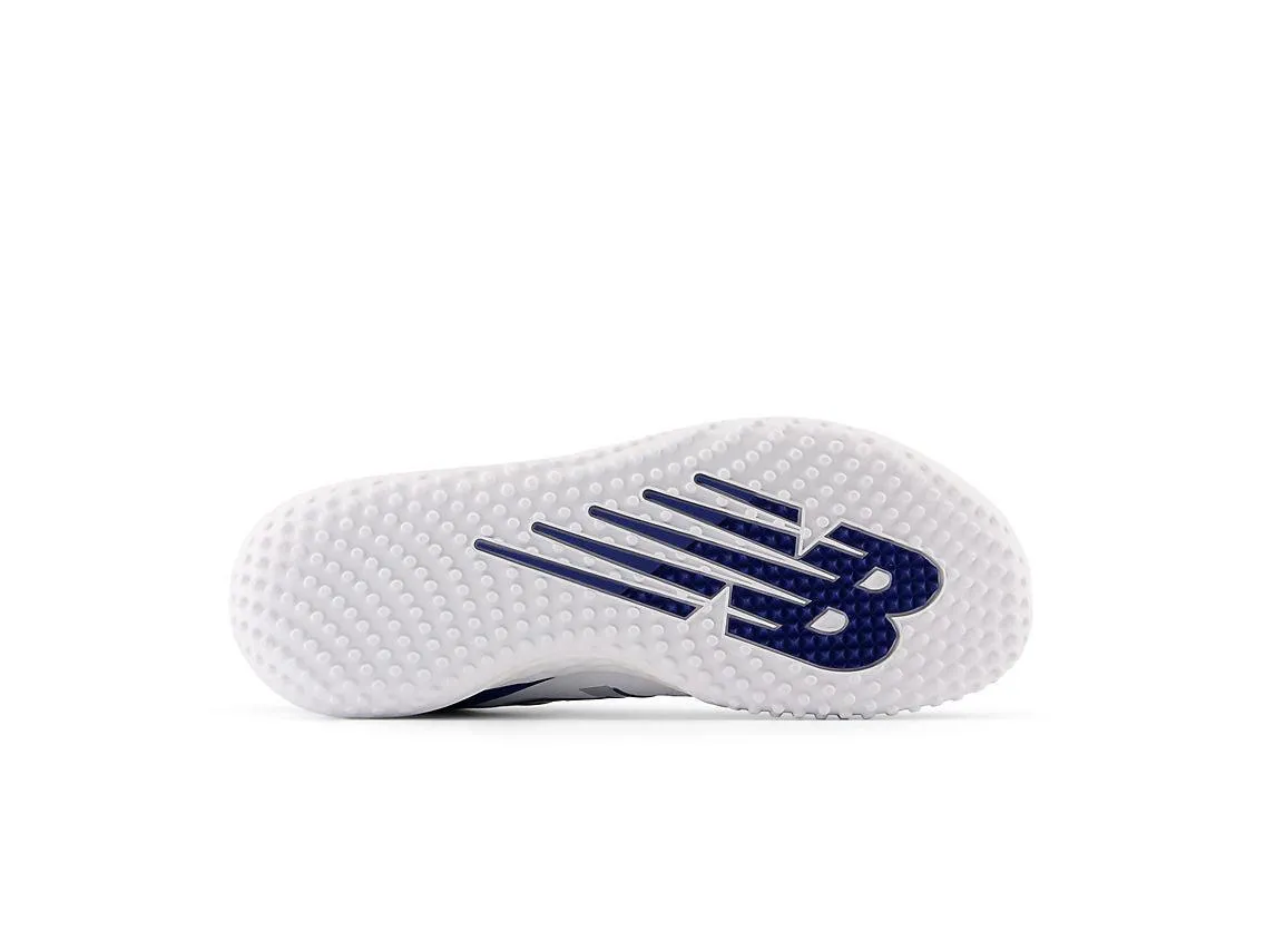 Stone Gray Year Trust New Balance Men's Fresh Foam 3000 V6 Turf Baseball Shoes - Royal Blue with White - T3000TB6