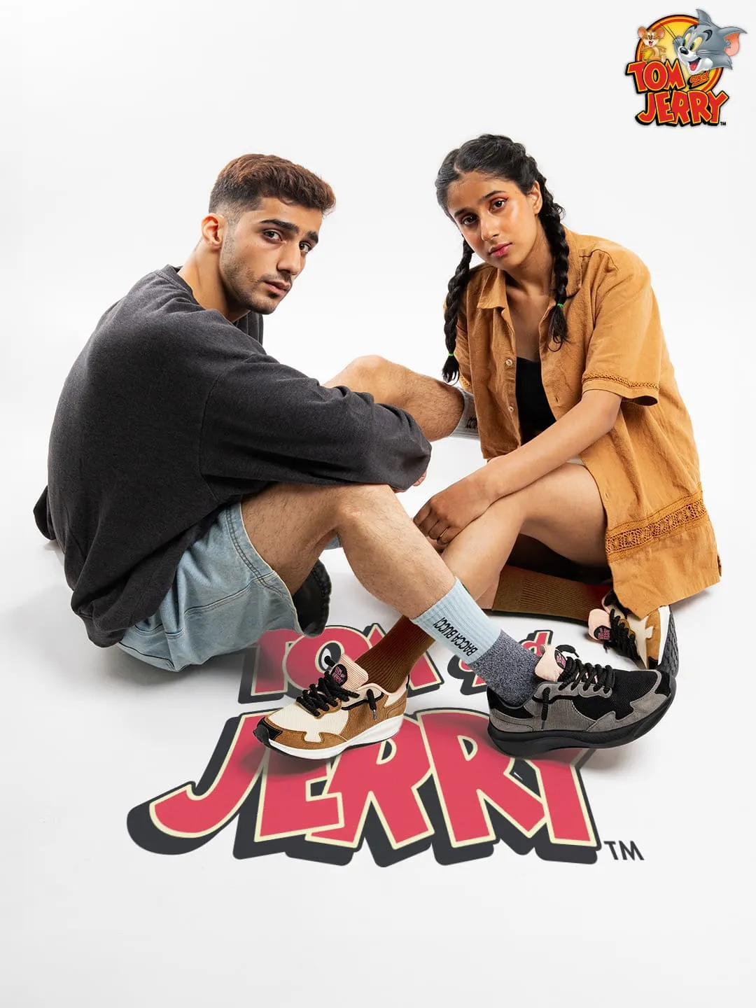 Comfortable Insole TOM - Stealth Moves | Tom & Jerry x Bacca Bucci Mens Sneakers