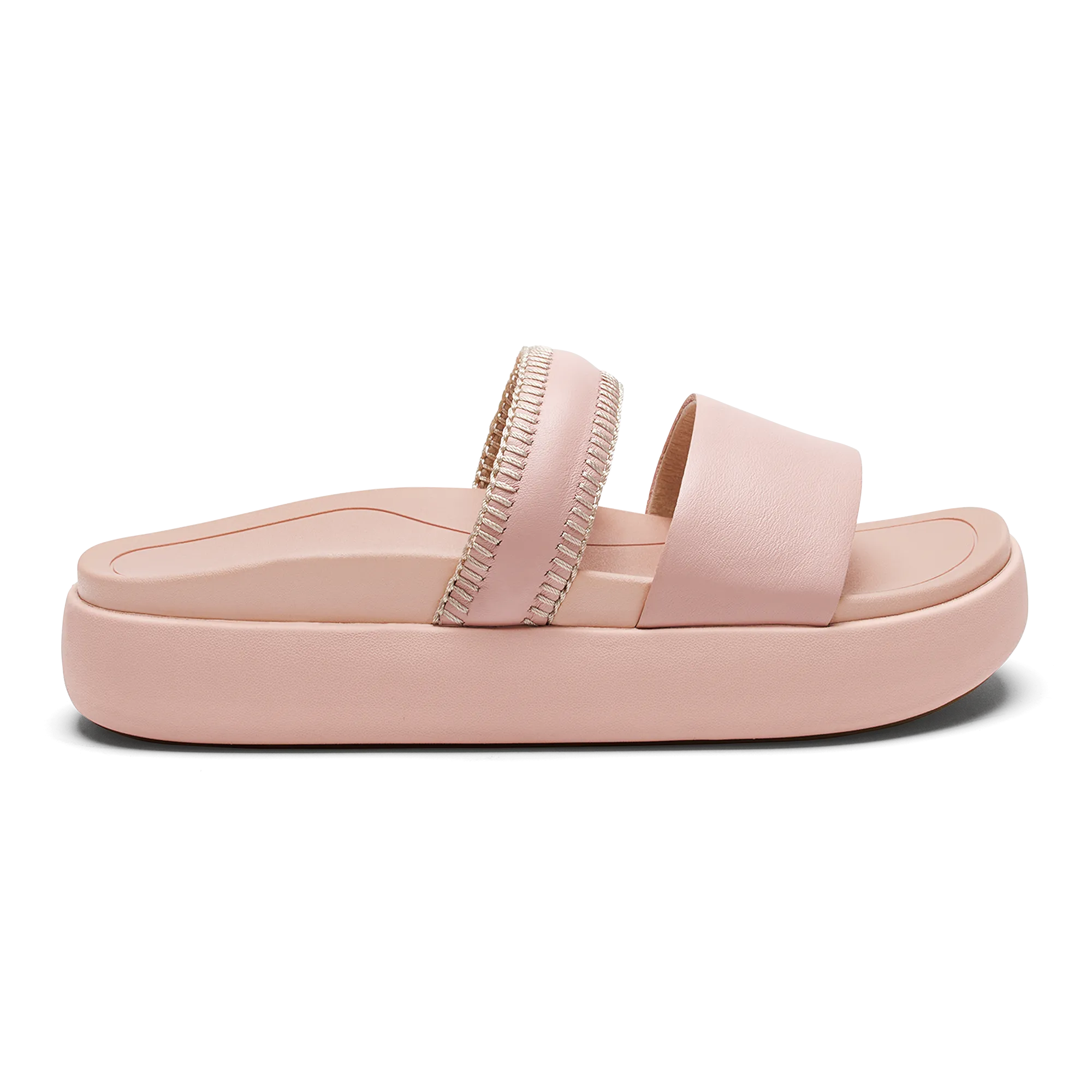 Relaxed Open Toe Shoes Slide Fit Pae - Soft Pink
