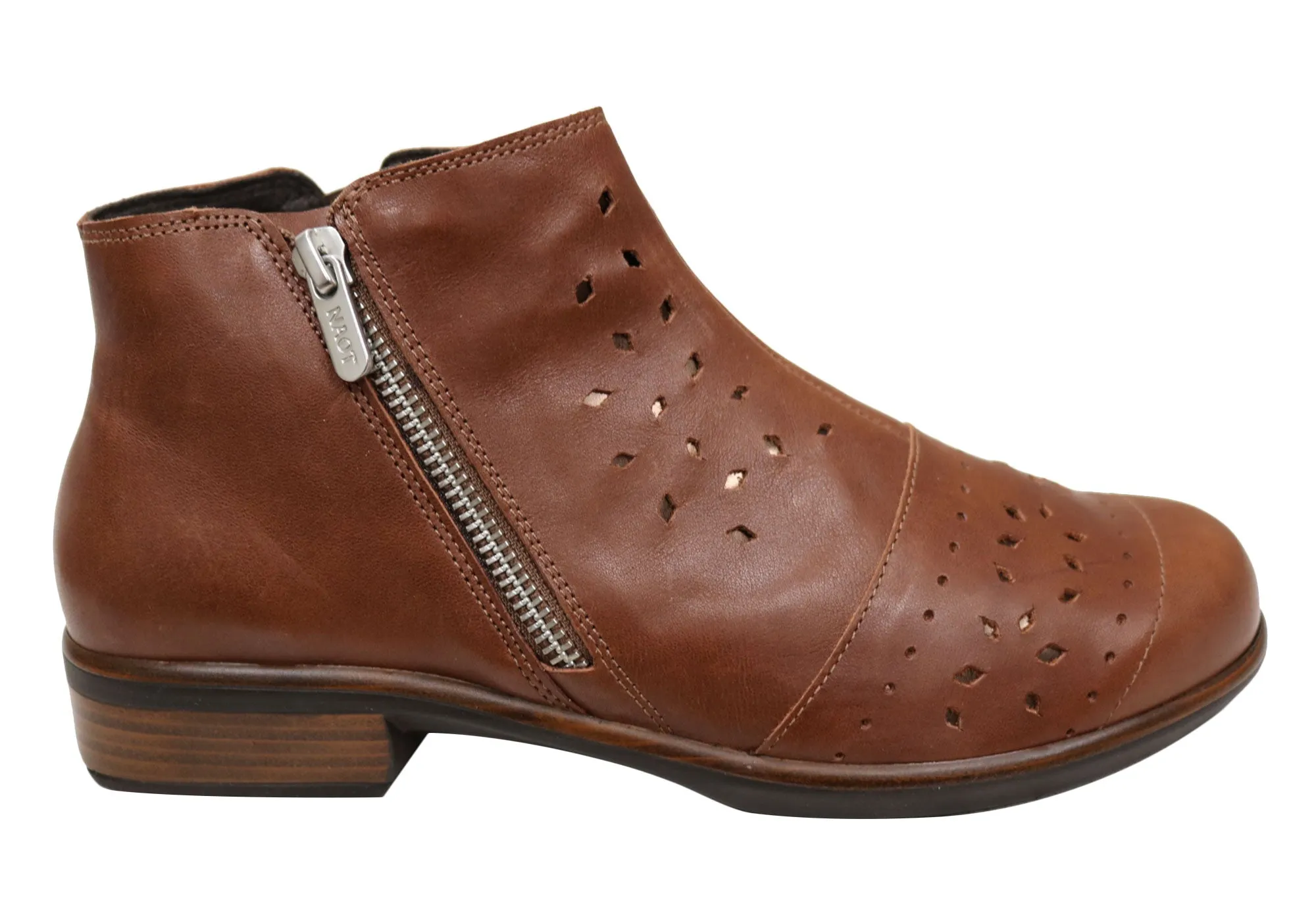 Neutral palette Naot Matagi Womens Leather Comfortable Orthotic Friendly Ankle Boots
