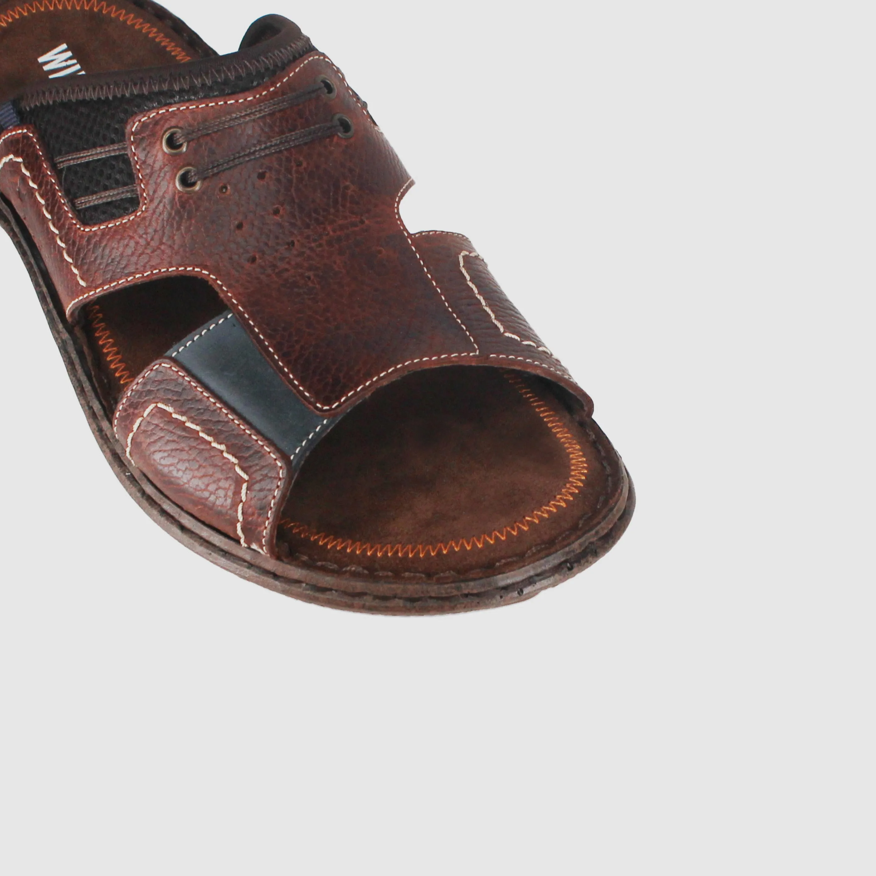 Soft Cushioning Shoes Multi Strap Port Sandals Tan