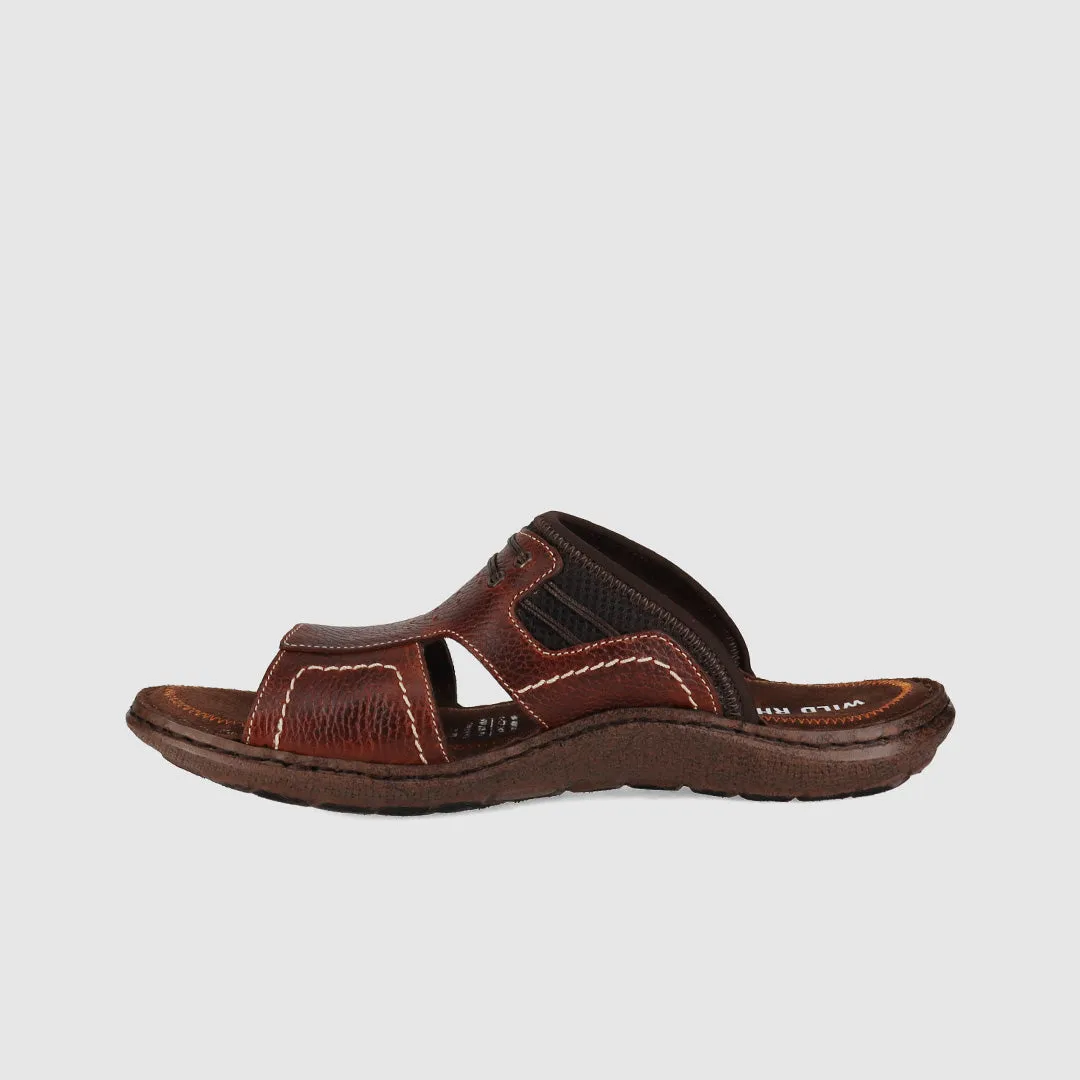 Port Sandals Tan Heel Support Sleek Footwear