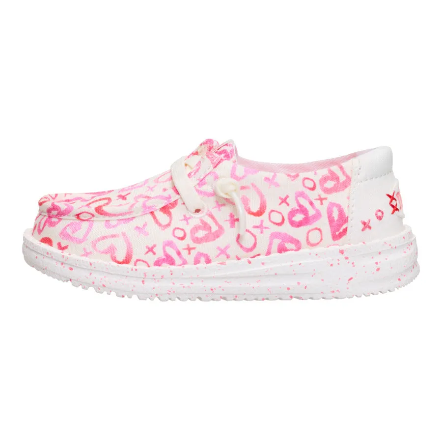 Wendy Toddler Galentines Day - Pink/White Sophisticated Comfort