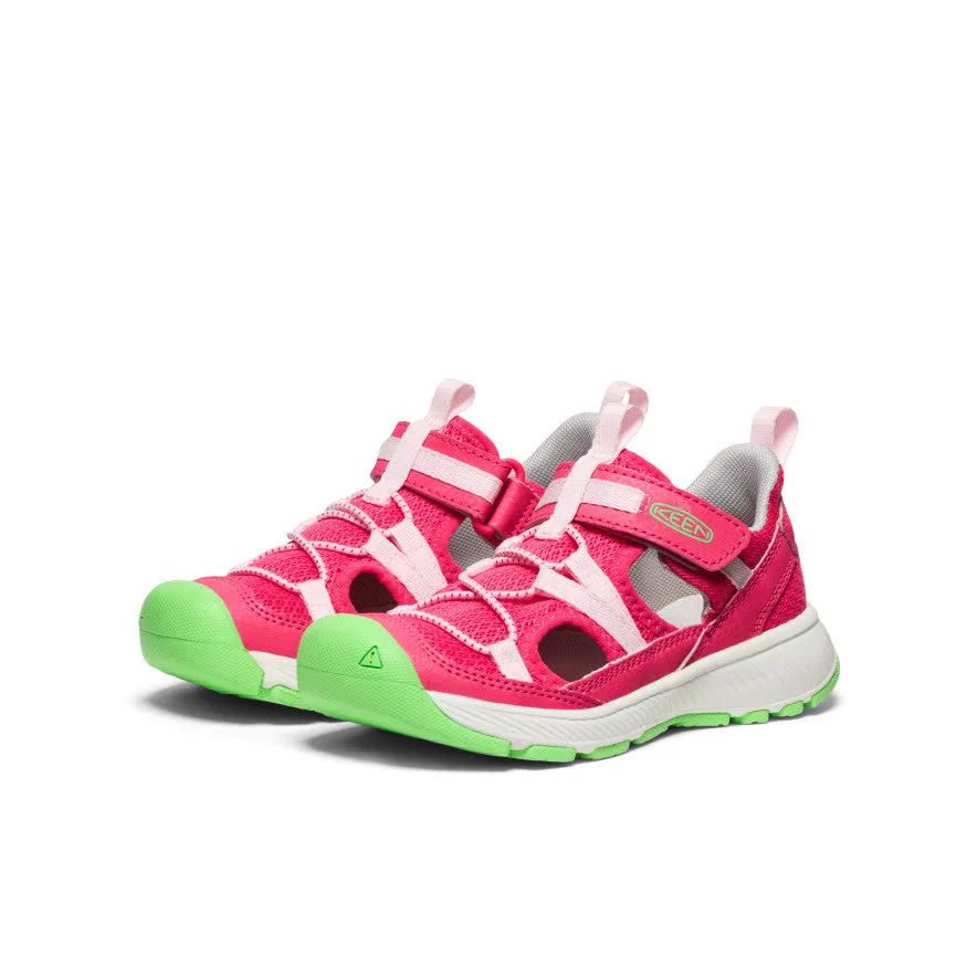 Street Essentials Comfort Zone Little Kids' Motozoa Sandal  |  Raspberry/Giggle Pink