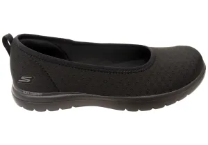 Endurance Fit Sturdy Heel Skechers Womens On The GO Flex Siena Wide Fit Comfortable Shoes