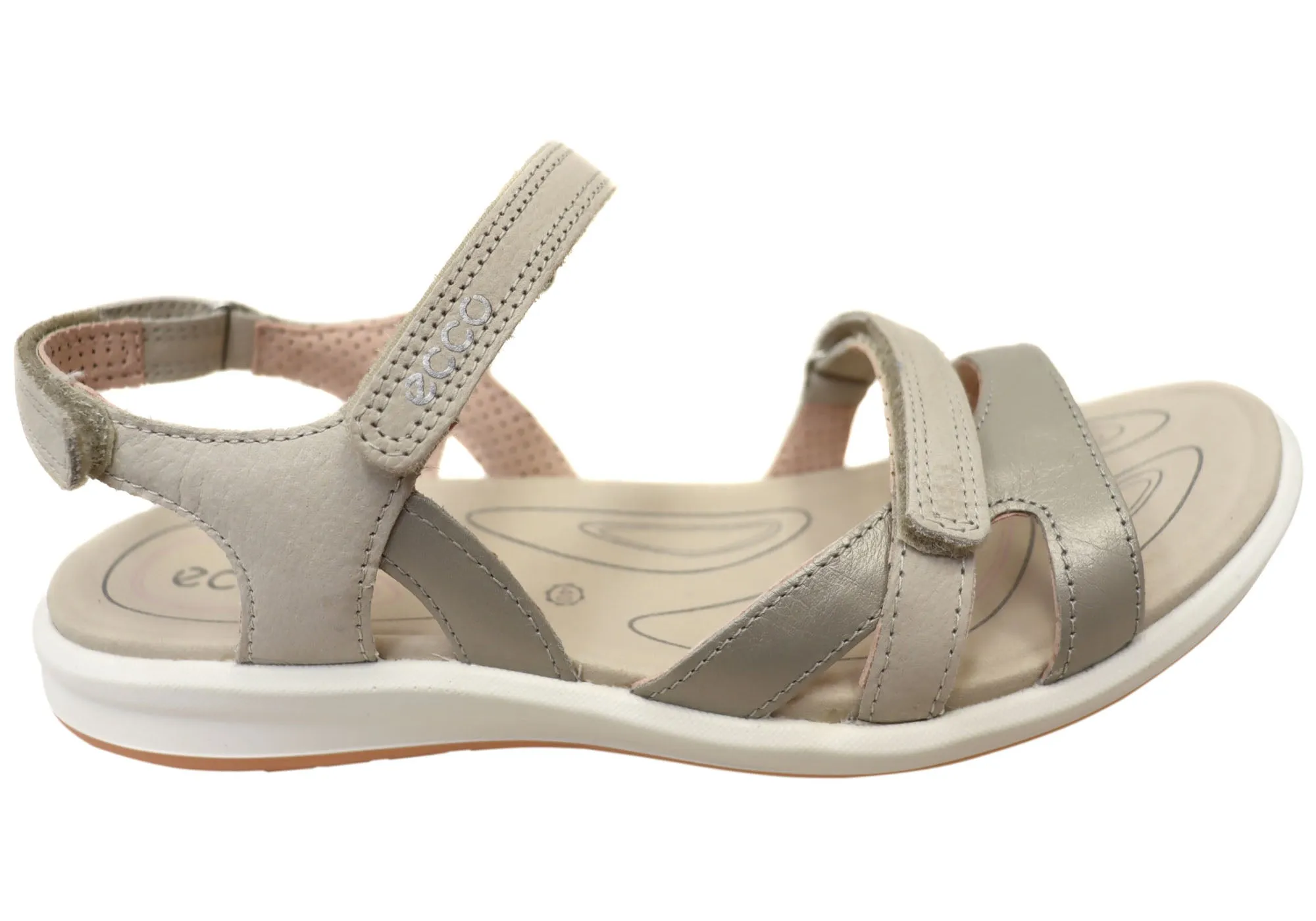 ECCO Womens Cruise II Comfortable Leather Sandals Fit All