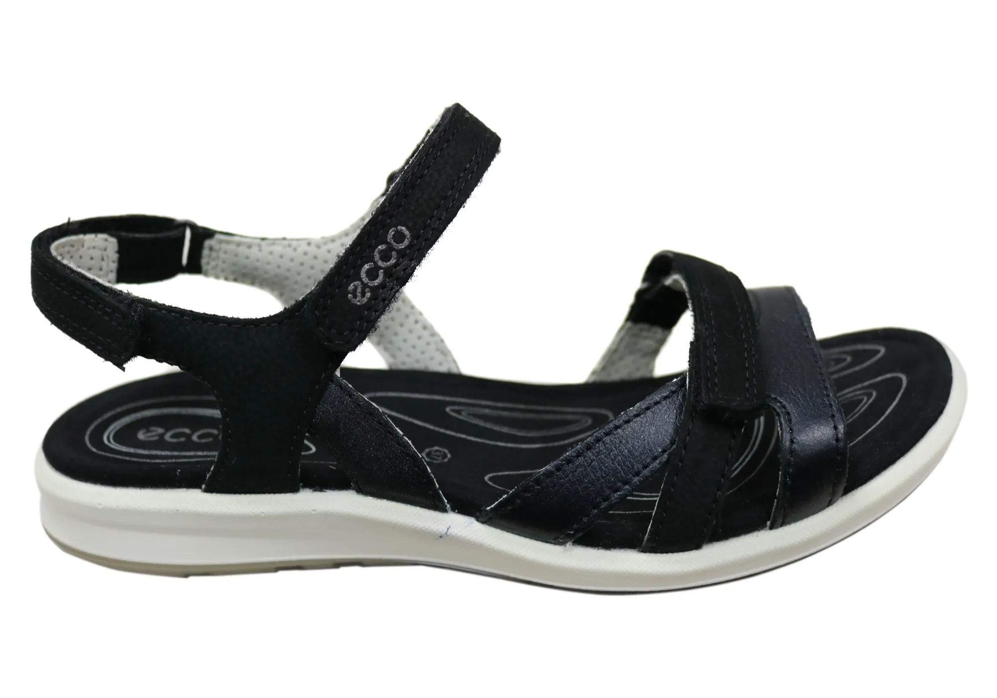Travel-Ready Comfort ECCO Womens Cruise II Comfortable Leather Sandals
