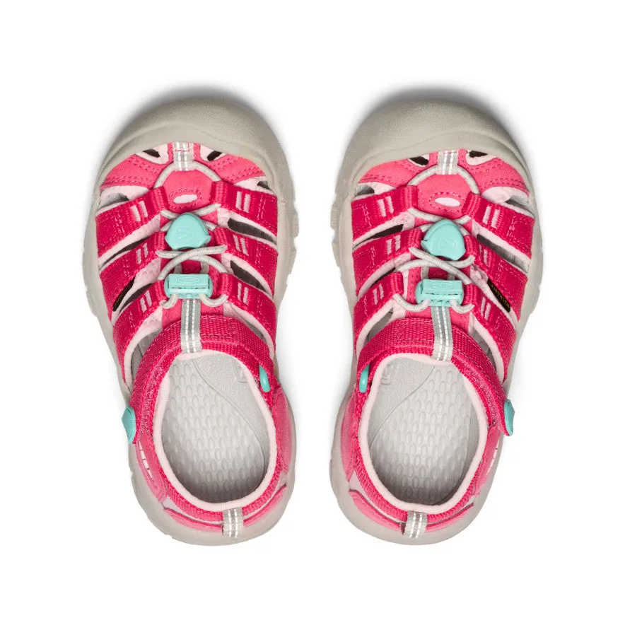 Slide On Stylish and Practical Little Kids' Newport H2  |  Raspberry/Giggle Pink