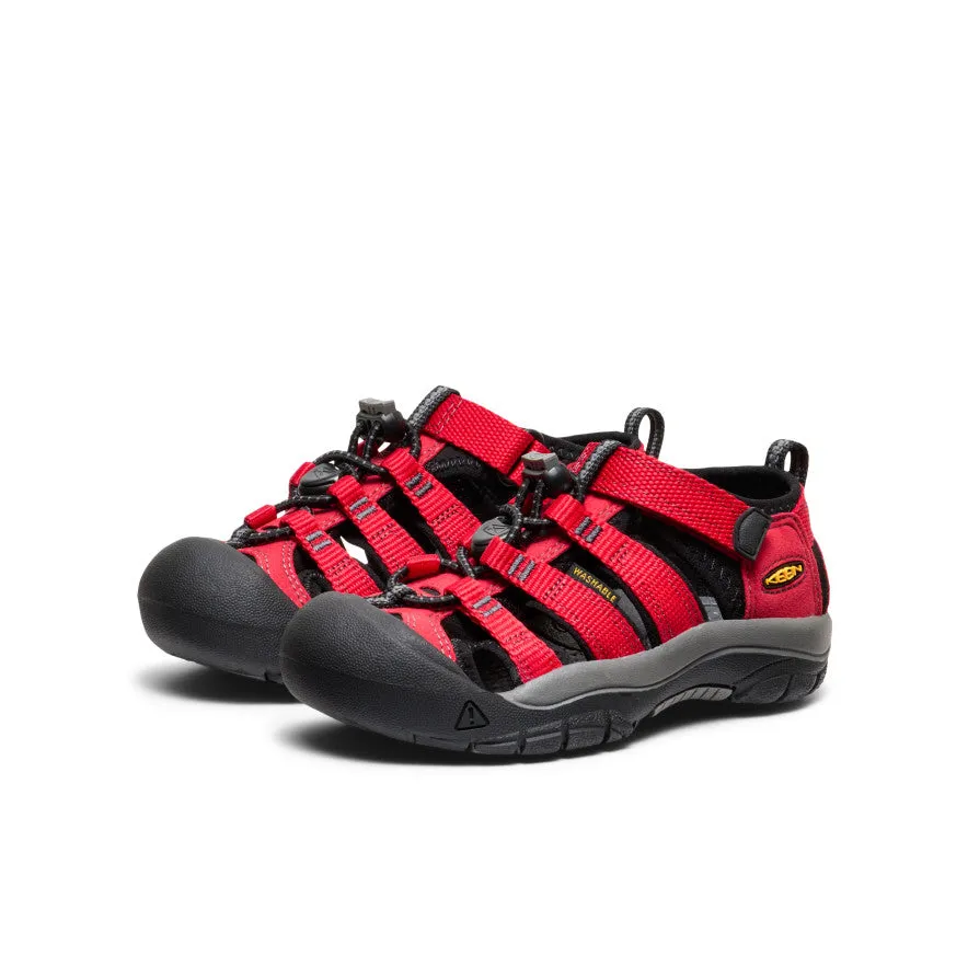 Little Kids' Newport H2  |  Ribbon Red/Gargoyle Practical Walking Shoes Coastal Trip