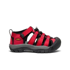 Sleek Flats Quick Lock Little Kids' Newport H2  |  Ribbon Red/Gargoyle