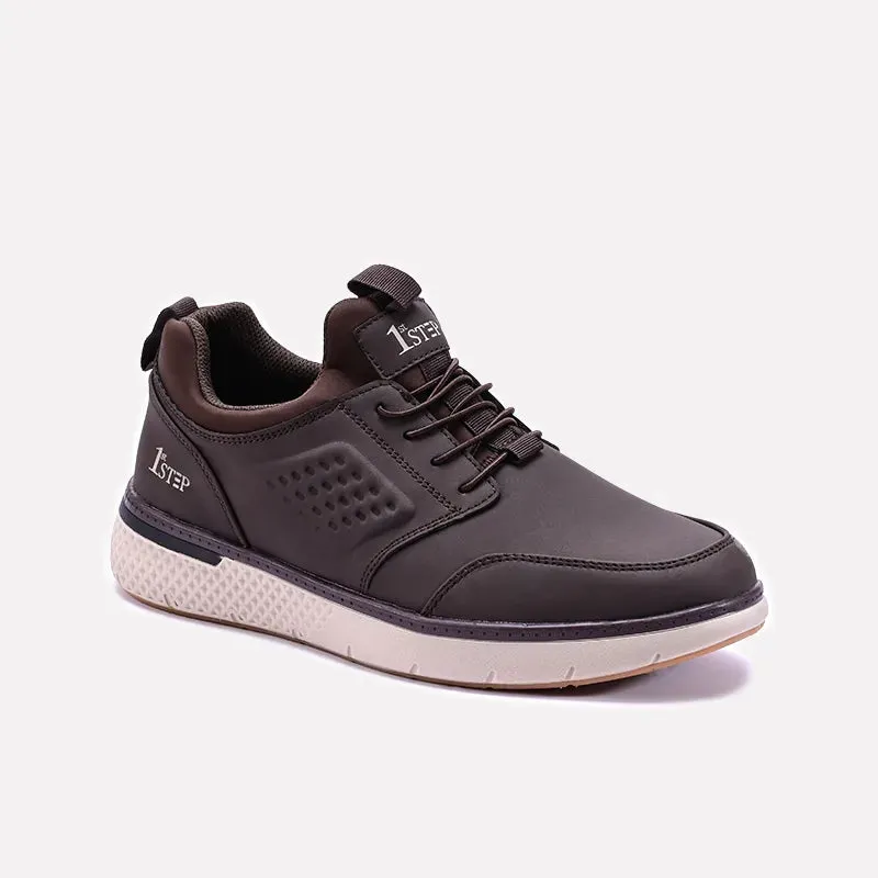 Vibe Shift Brown Sneaker Shoes 0120514 ScratchResistant All-around durability