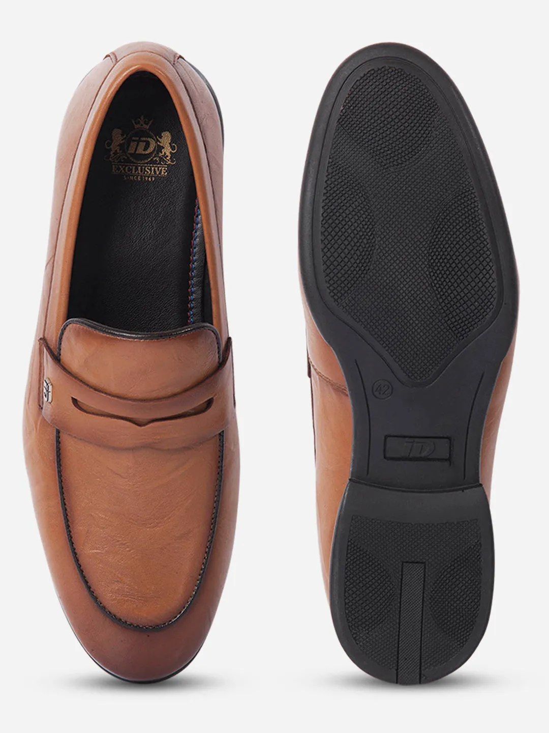 Mark Fit Men's Tan Regular Toe Slip On Formal (ID2271)