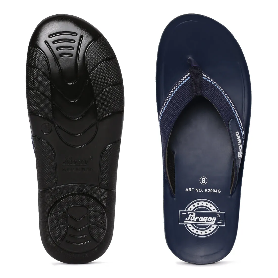 Paragon  K2004G Men Stylish Lightweight Flipflops | Casual & Comfortable Daily-wear Slippers for Indoor & Outdoor | For Everyday Use Cozy Slippers