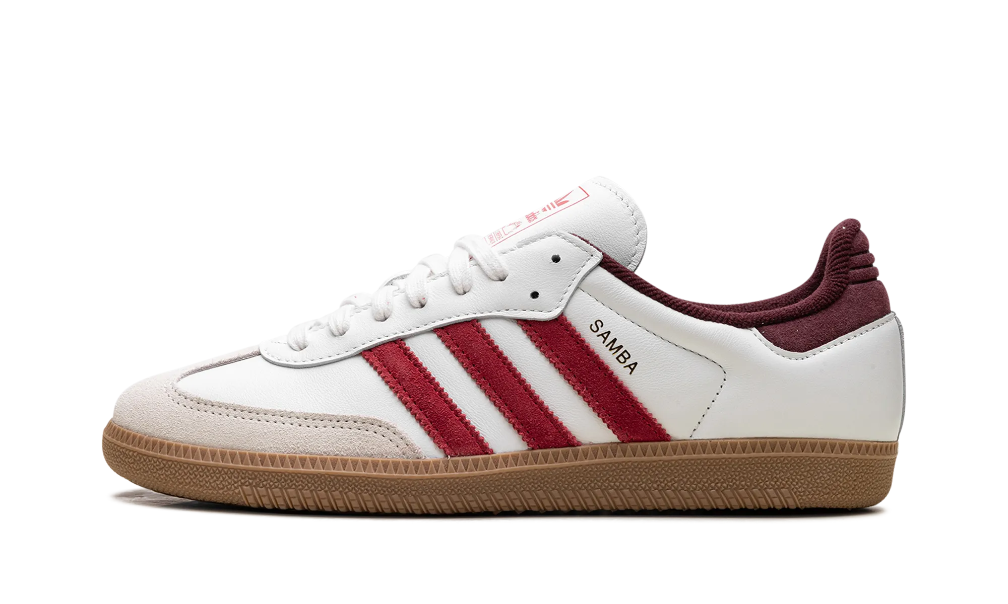 Samba OG "Core White Better Scarlet" Heat Guard Foot Ease