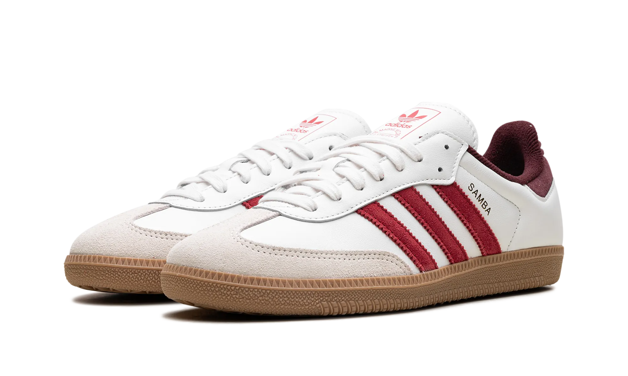 Samba OG "Core White Better Scarlet" Swift Path Cool Tone