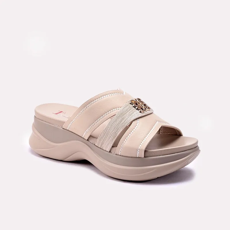 Womens Fawn Chunky Slippers 0413424 Sun Guard