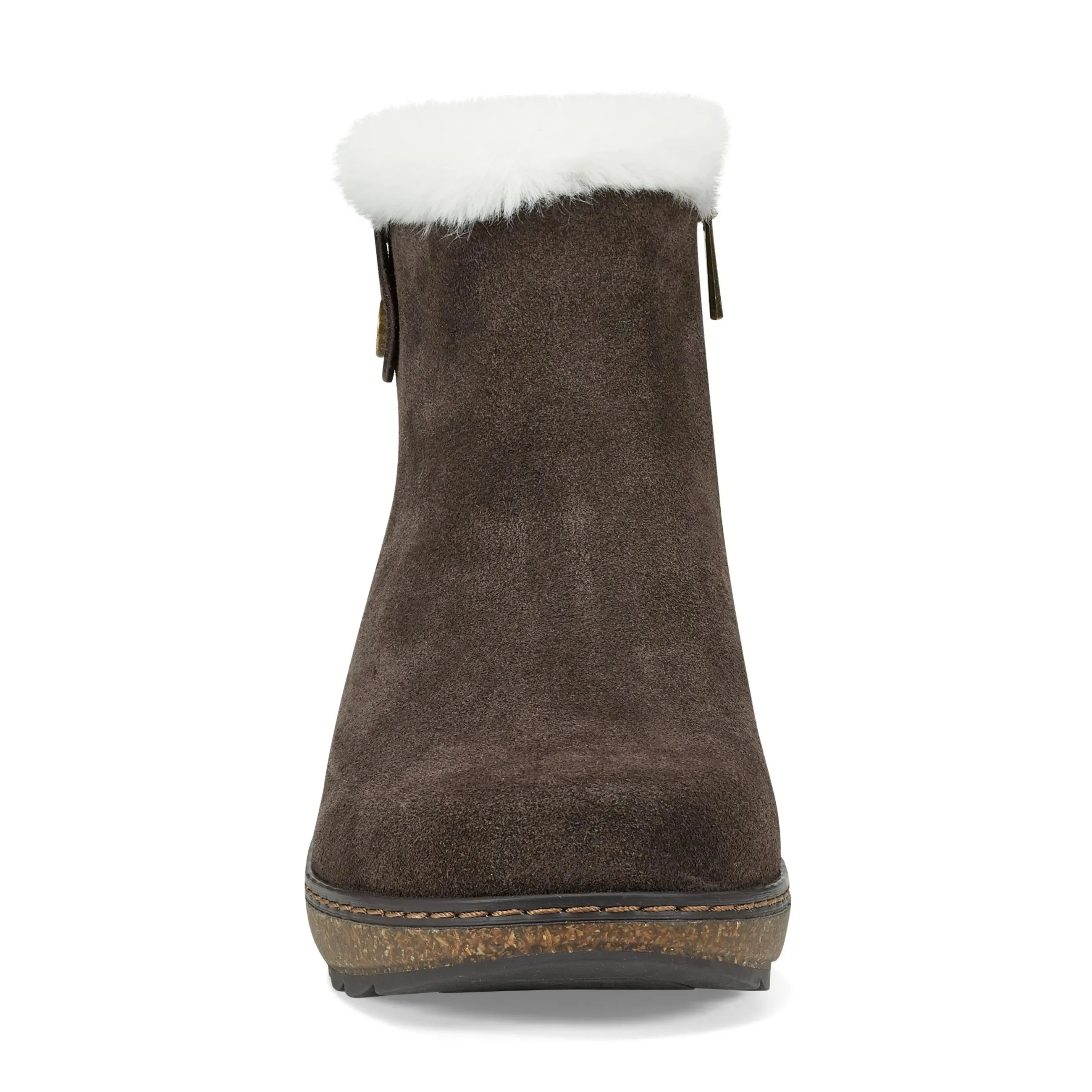Kim Cold Weather Round Toe Casual Booties Moon Tone Festival Vibe
