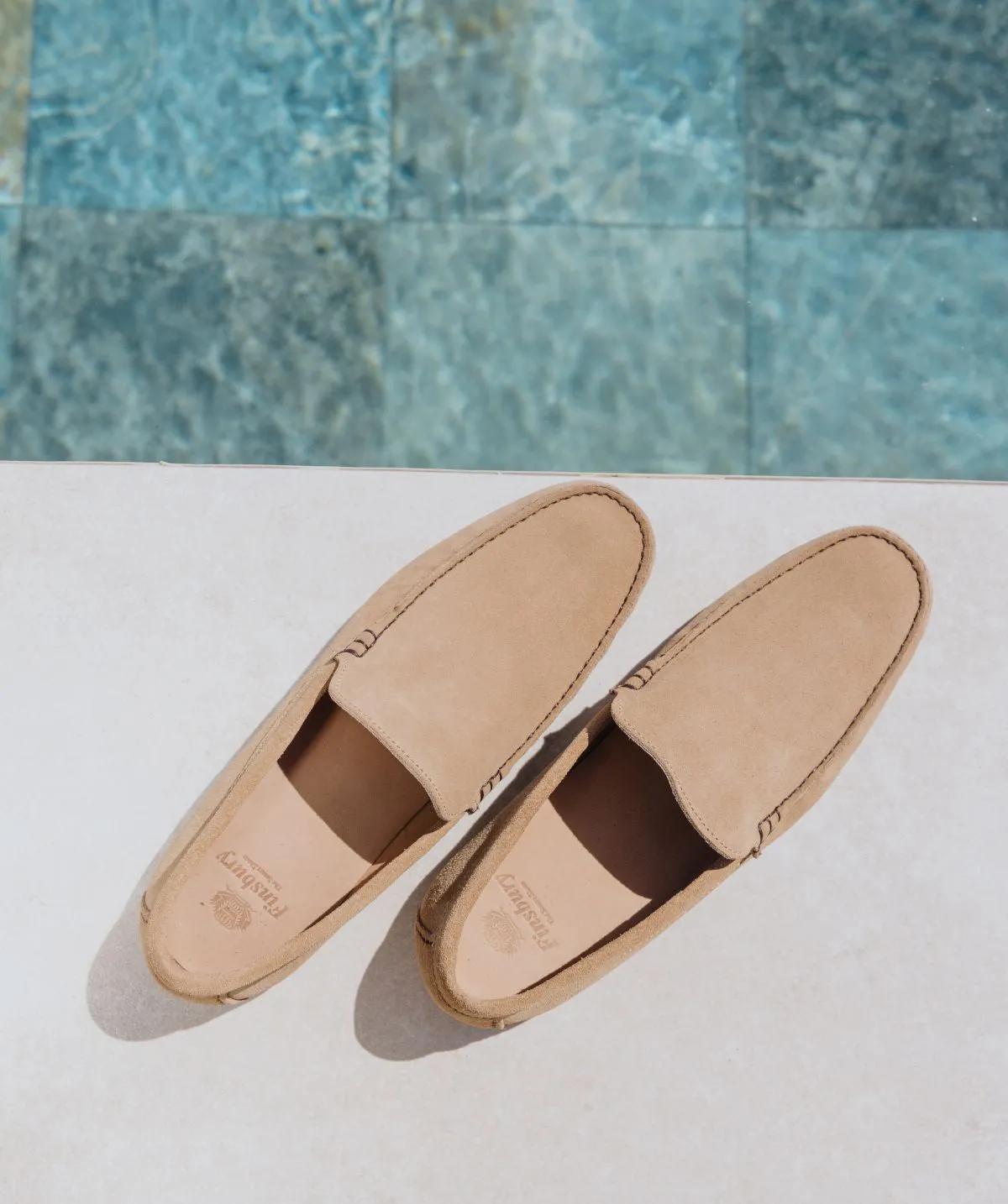 Stabilizing Plate RemovableInsole Mocassin DANDY Veau Velours Sable