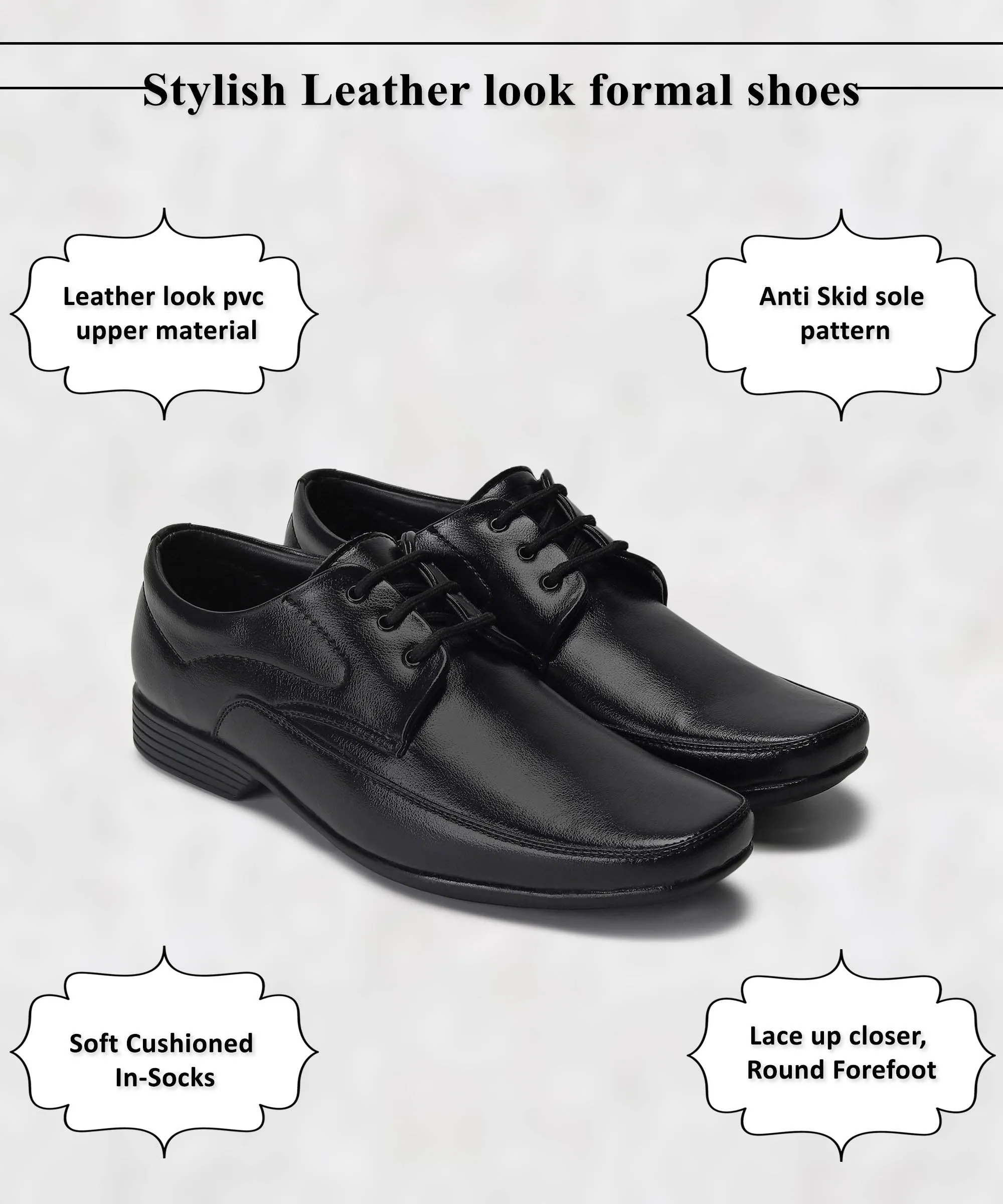 Indoor Event Paragon K11239G Men Formal Shoes | Corporate Office Shoes | Smart & Sleek Design | Comfortable Sole with Cushioning | Daily & Occasion Wear