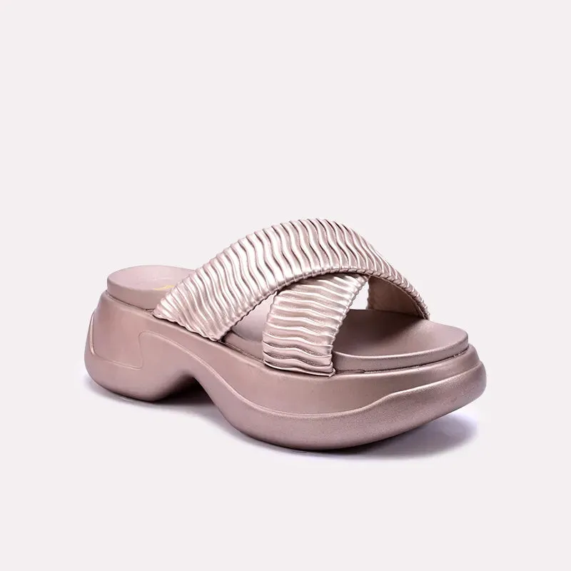 Wet Grip Ventilated Mesh Cold Weather Danila Peach Chunky Criss Cross Slippers 0412696