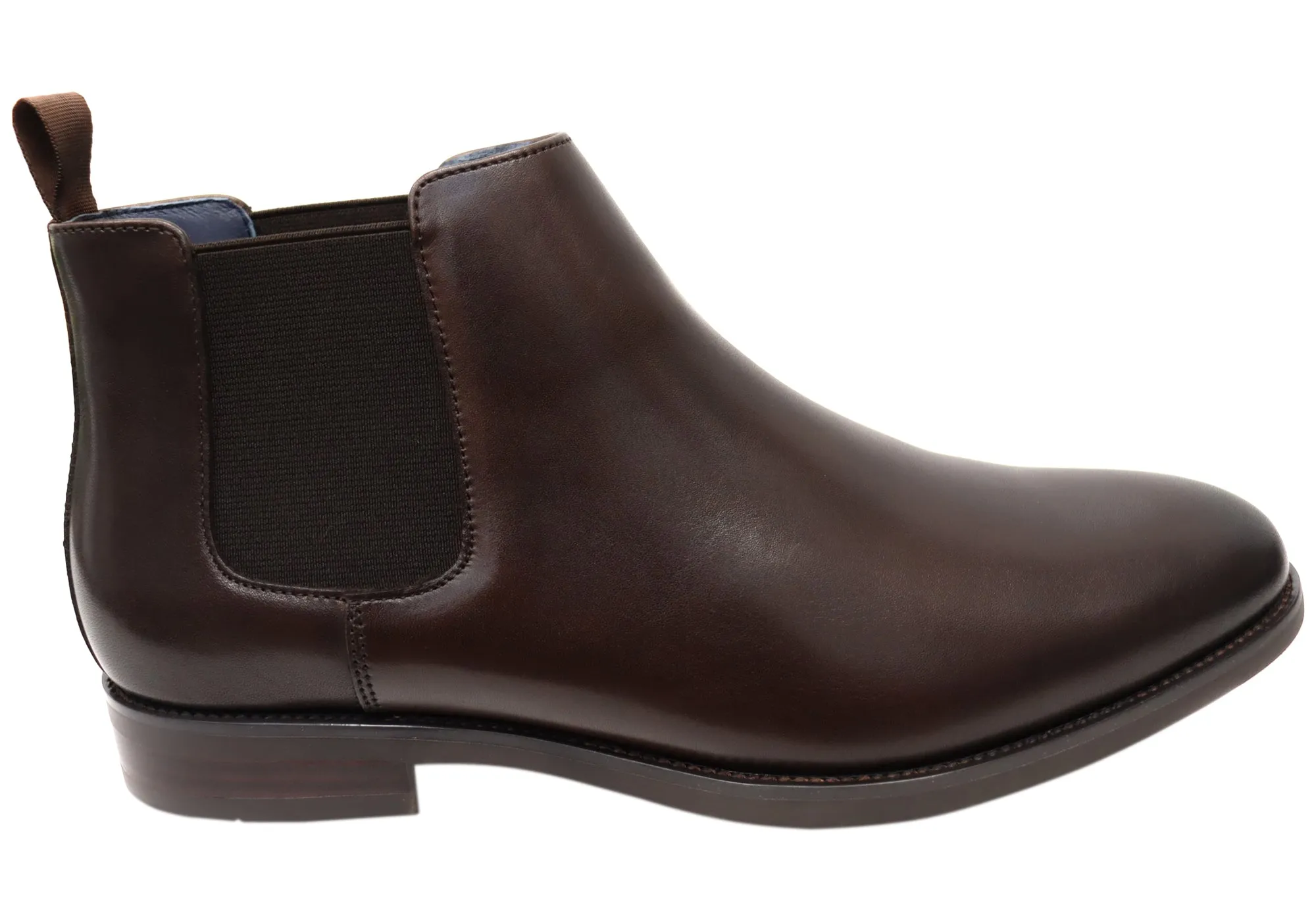 Florsheim Mens EEE Triple Wide Leather Ceduna Plain Toe Chelsea Boots Outdoor Use