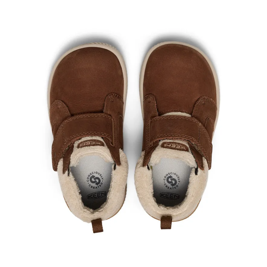 Little Kids' KNX Middie  |  Bison/Safari High Traction Rainy Days Soft outsole