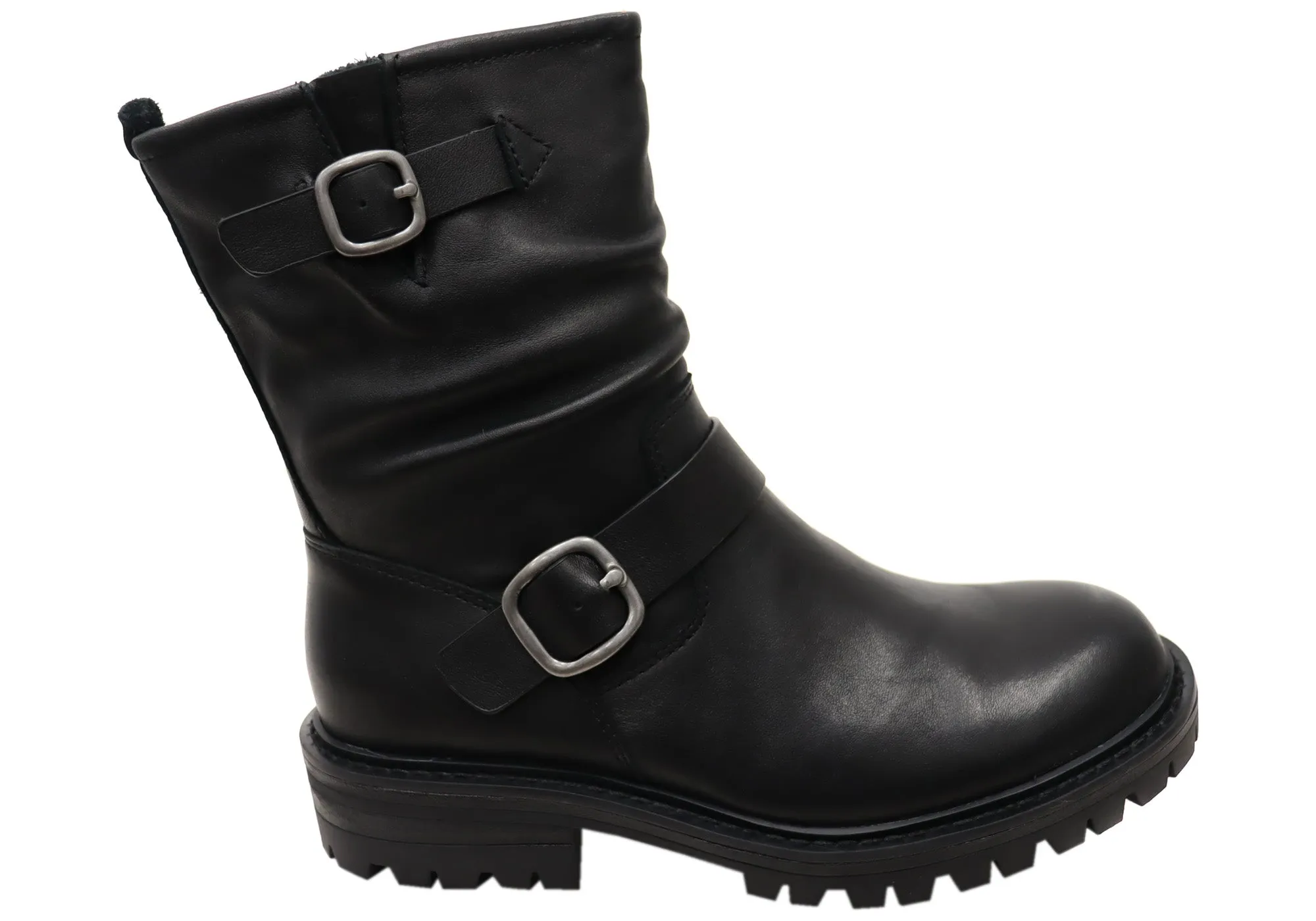 Sofft Amberlynn Womens Comfortable Leather Boots Padded Interior Weekend Wanderer Closed Toe Design