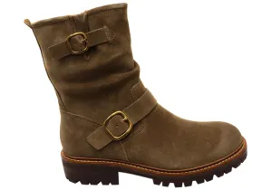 Sofft Amberlynn Womens Comfortable Leather Boots Comfort Lining Windy Weather Snow Day