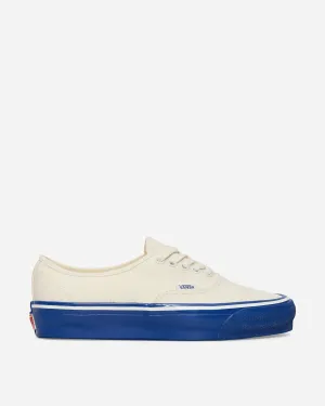 Premium Authentic 44 Duck Canvas Sneakers White / Blue Lace Tie Sweat Resistant Indoor Fitness