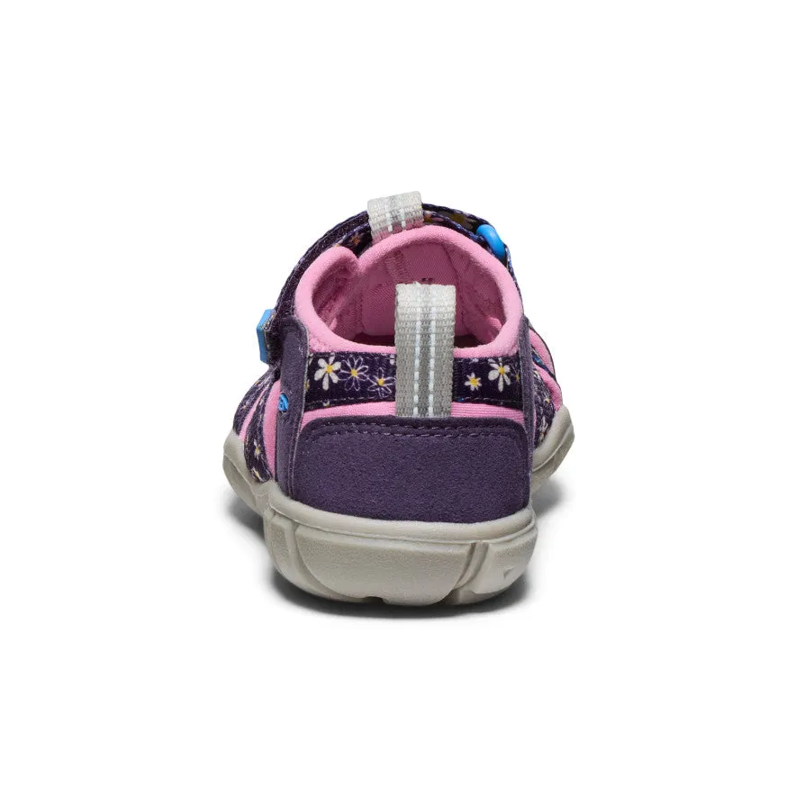 Light Travel Shoes Strappy Design Little Kids' Seacamp II CNX  |  Daisies/Marina