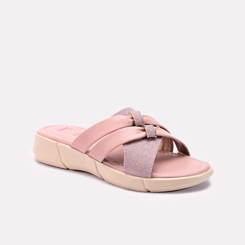 Torsion control Pink Comfy Casual Slippers 0413122