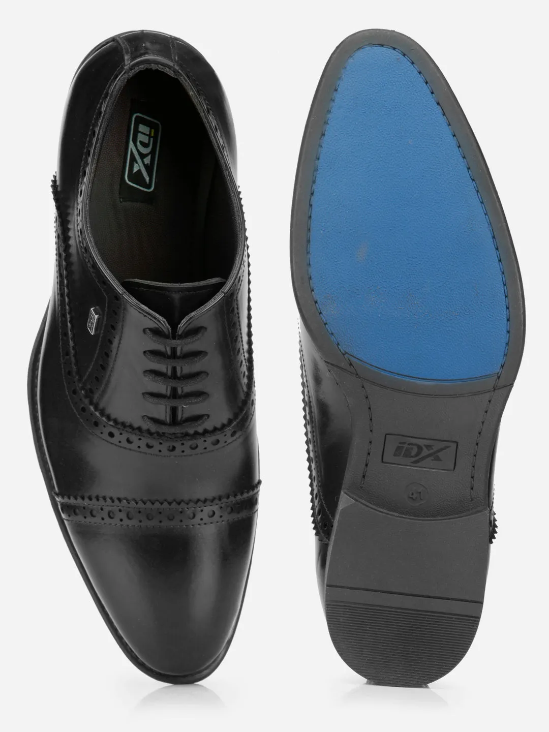 Men's Black Regular Toe Lace Up Formal (IX2033) Power Walk Abrasion resistant
