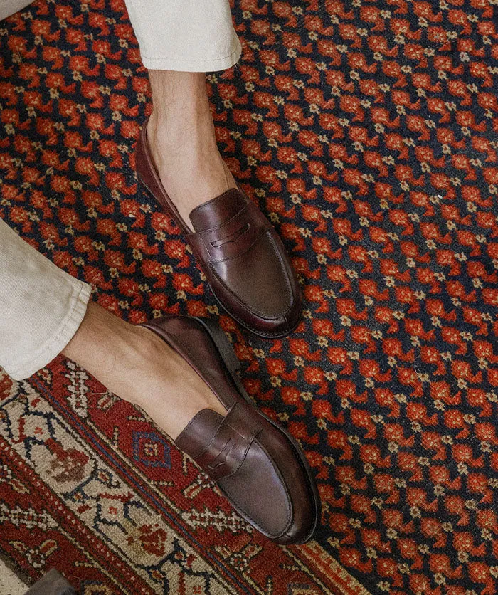 Mocassin COLLEGE 1986 Bordeaux Elegant Comfort Reinforced heel