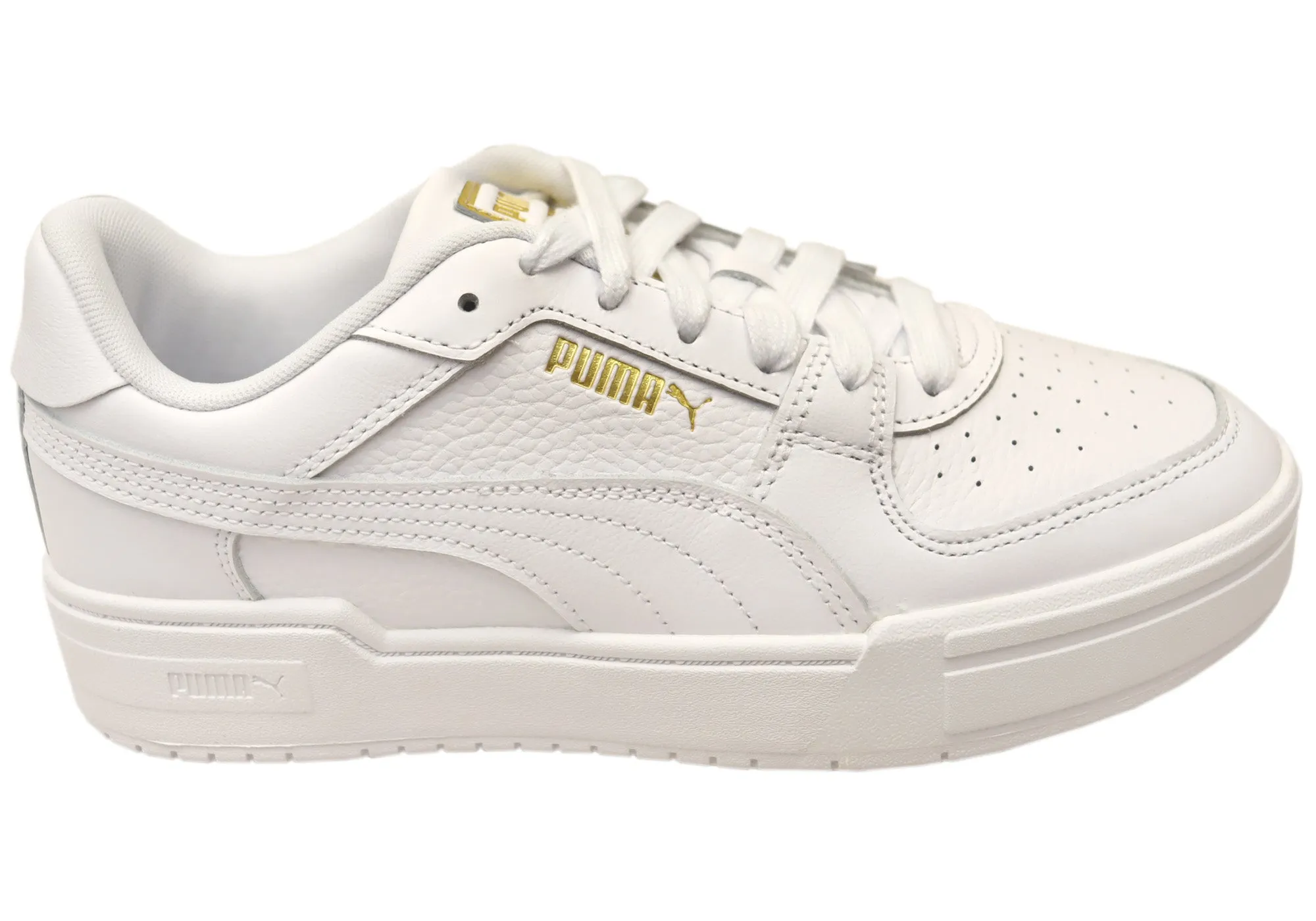 Multi Surface Traction Minimalist Ride Puma Mens CA Pro Classic Comfortable White Lace Up Sneakers