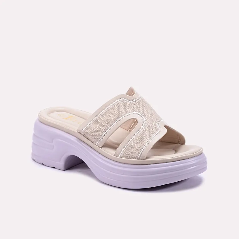 Fawn Thick Sole Slippers 0412932 Feather Light Urban Stroll Rapid pace