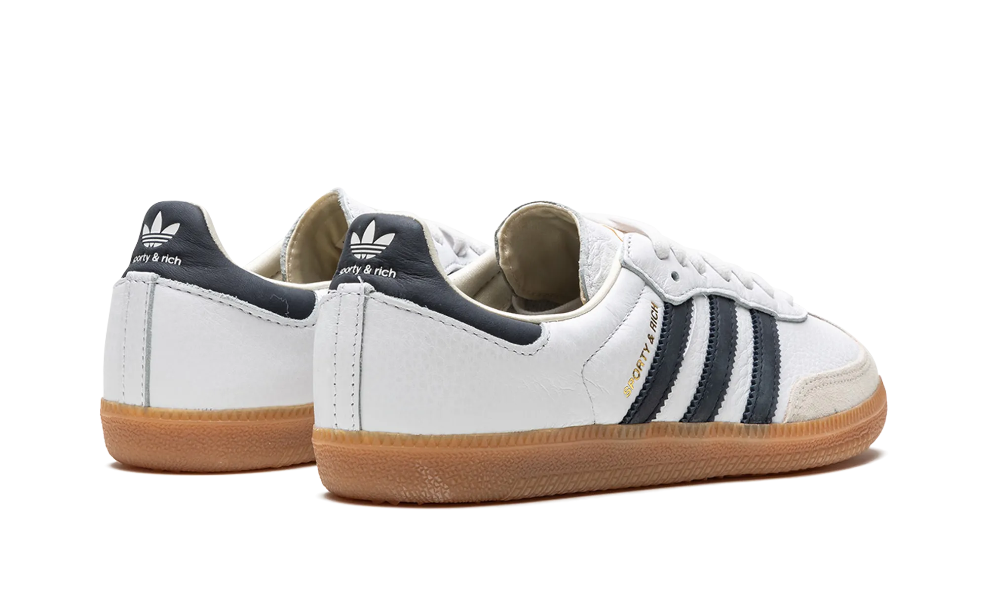Shine Silver Peak Step Samba "Sporty & Rich - White/Black"