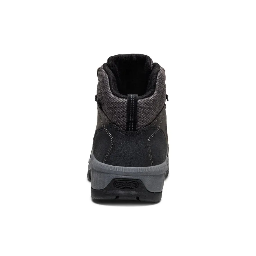 Pure Black Men's Skokie Waterproof Work Boot (Carbon Toe)  |  Magnet/Black
