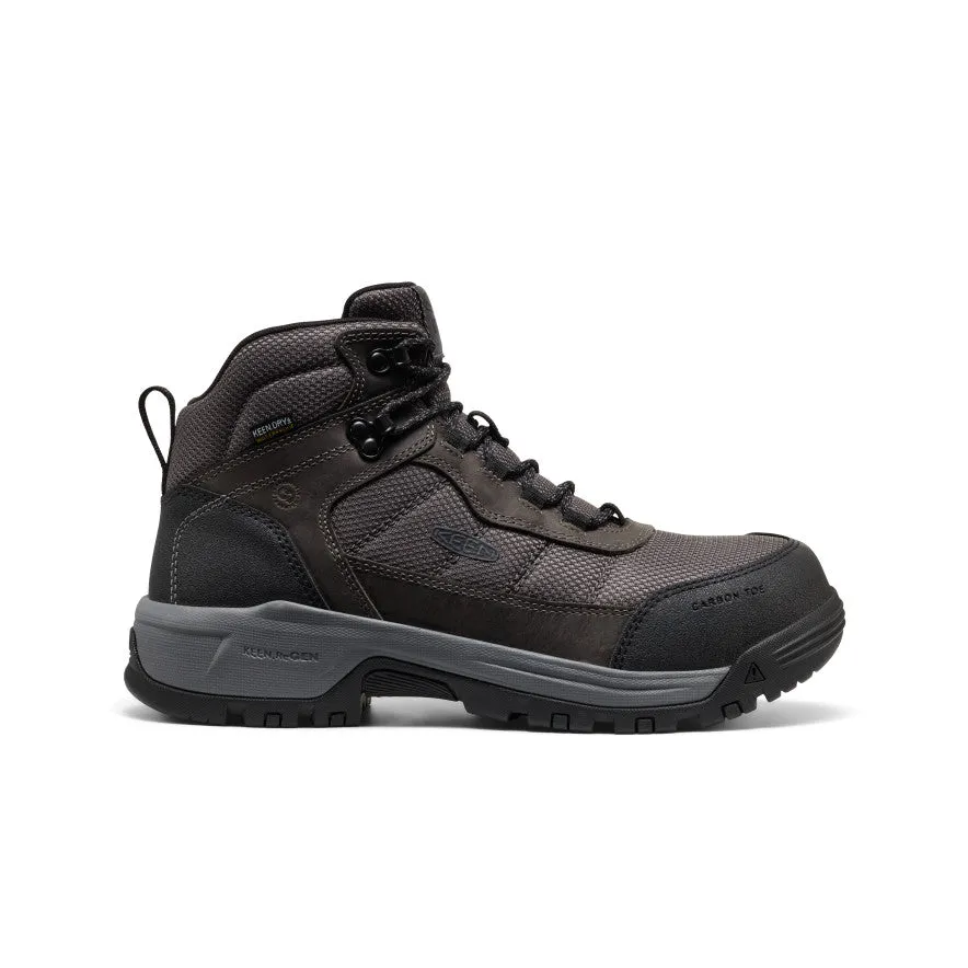 Men's Skokie Waterproof Work Boot (Carbon Toe)  |  Magnet/Black Field Fast