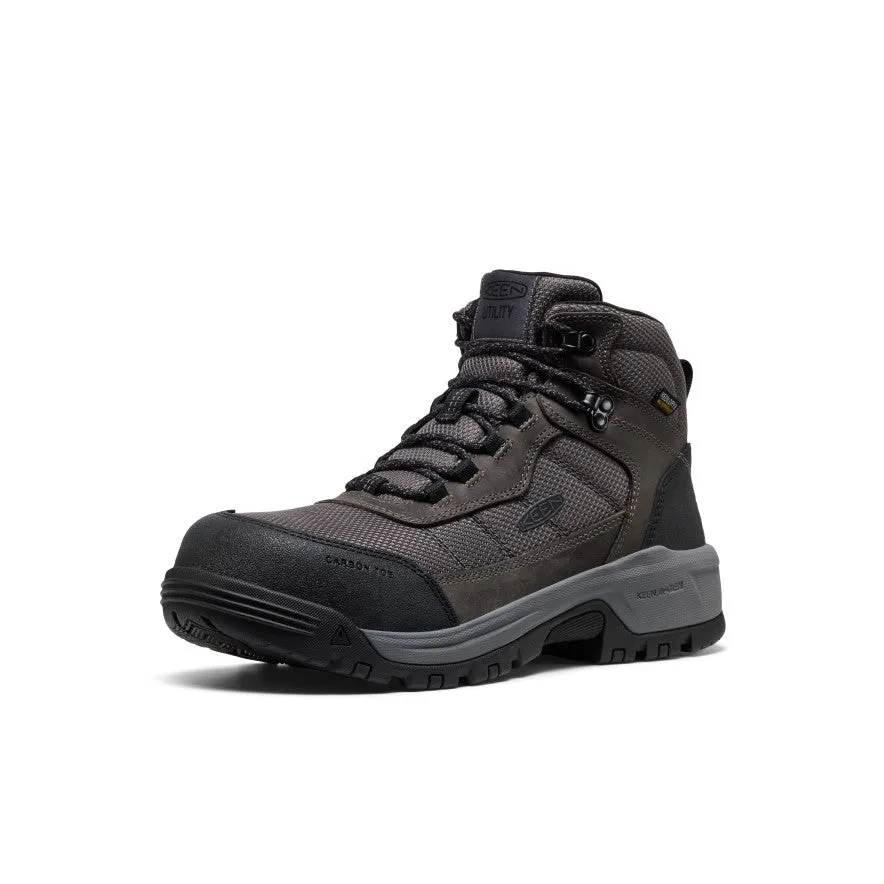 Functional Men's Skokie Waterproof Work Boot (Carbon Toe)  |  Magnet/Black