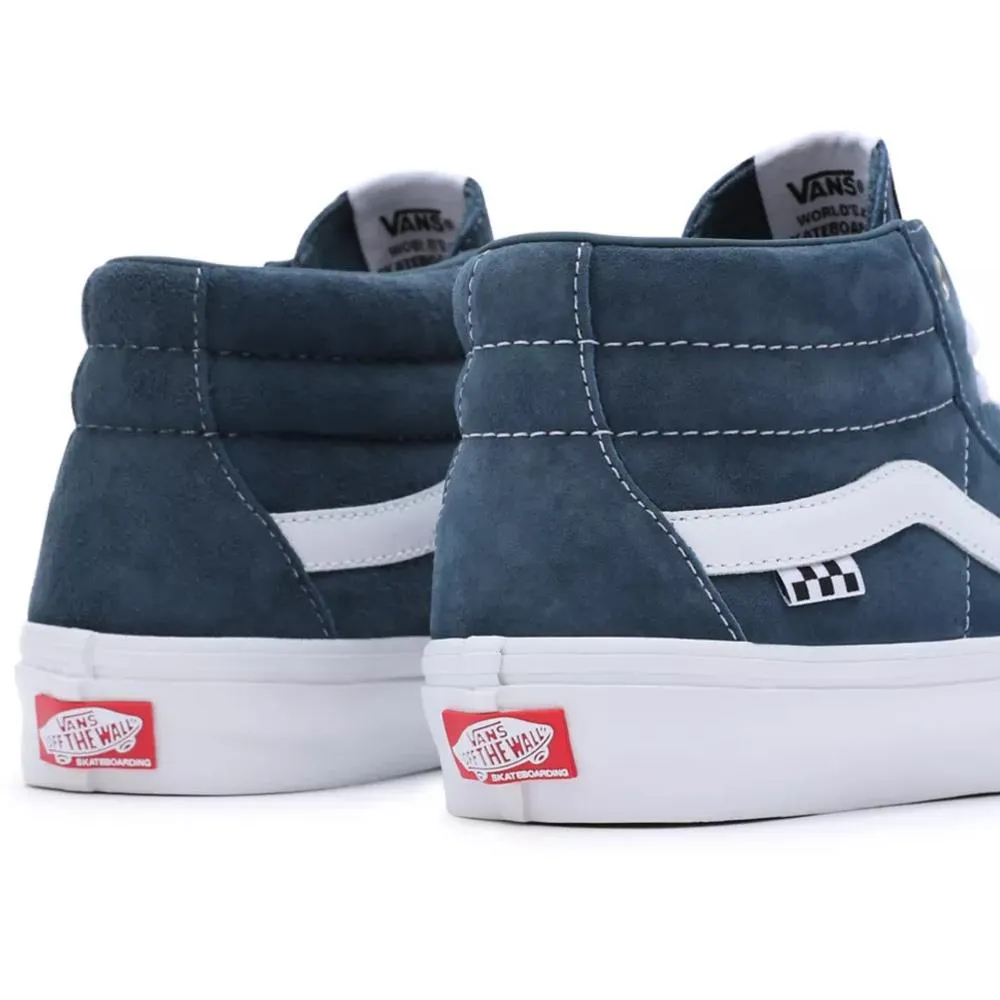 Vans Skate Grosso Mid Pig Suede - Blue/White Pool Ready Office Smart