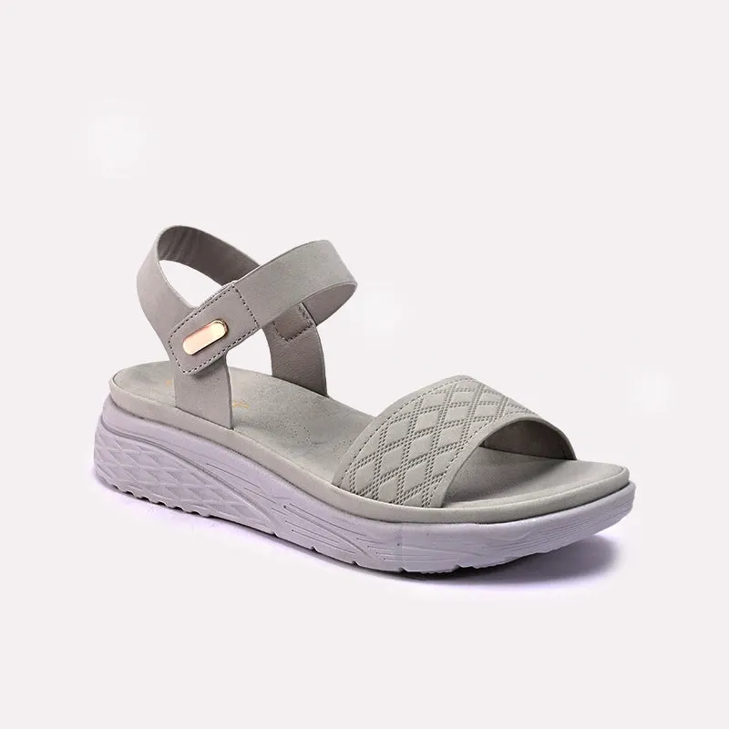 Womens Gray Casual Sandals 0421571 Ice Grip Style Goal