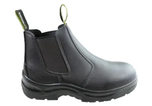 Ready Use Munka Unisex Steer Slip On Comfortable Leather Soft Toe Boots